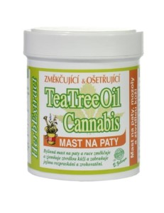 Maść na pękające pięty z konopi i olejkiem z drzewka herbacianego - 125 ml