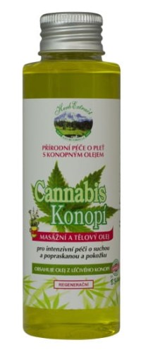 Olejek konopny do masażu 100 ml