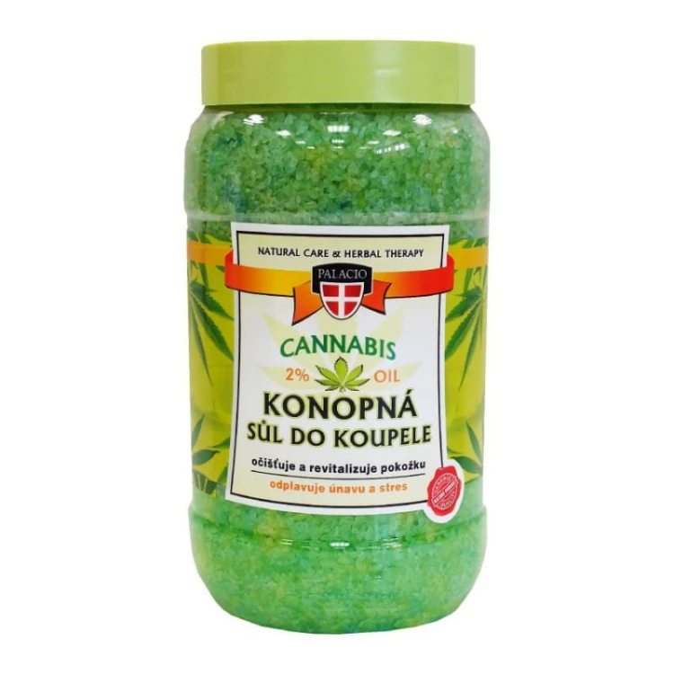 Konopna sól do kąpieli, 1200 g