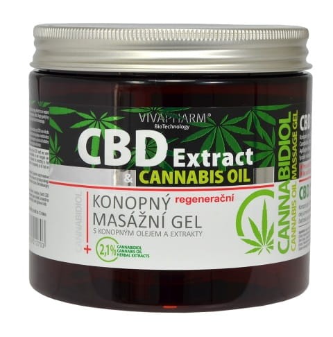 Żel do masażu CBD z Cannabidiolem VIVAPHARM 650 ml