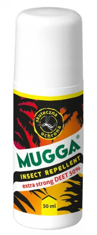 Mugga Strong 50 ml roll-on Mugga DEET 50 % Mleczko repelent