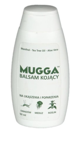 Balsam kojący ukąszenia komarów, kleszczy oraz poparzenia Mugga 50 ml