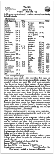 vital Ab etykieta