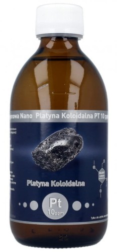 Niejonowa Nano Platyna koloidalne Pt 10 ppm Vitacolloids 300 ml