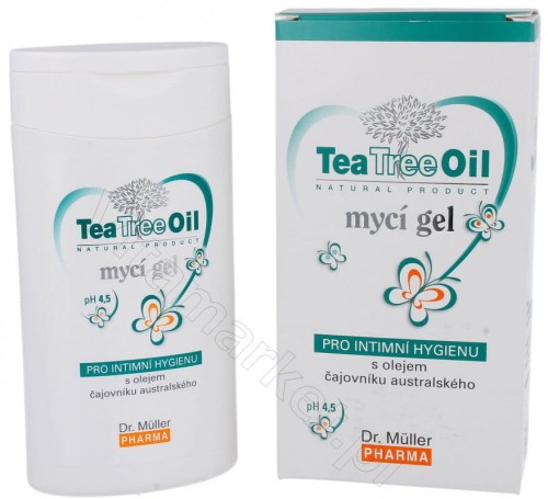 Żel do higieny intymnej z olejkiem z drzewa herbacianego 200 ml Tea Tree Oil Dr Muller Pharma