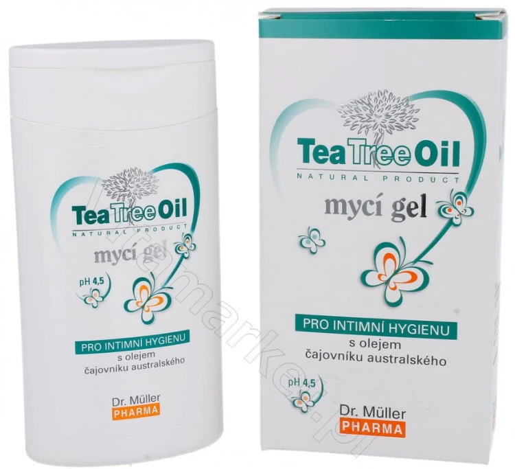 Żel do higieny intymnej z olejkiem z drzewa herbacianego 200 ml Tea Tree Oil Dr Muller Pharma