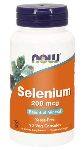 Selen 200 mcg - 180 Veg kaps Selenometionina Nowfoods