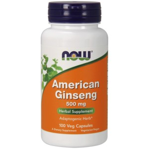 AMERICAN GINSENG 500 mg 100 VCAPS Nowfoods