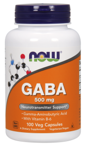 GABA 500mg 100kaps + B6 Nowfoods