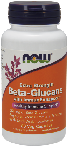Beta glukan 1,3/1,6 250mg 60kaps Nowfoods