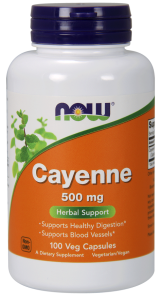 Cayenne 500mg 100kaps Nowfoods