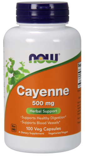 Cayenne 500mg 100kaps Nowfoods
