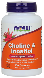 Cholina i Inozytol 500 mg - 100kp Nowfoods