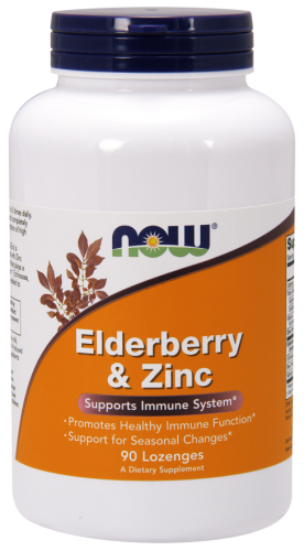 Czarny bez + cynk 90kaps Nowfoods