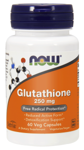 Glutathione Glutation 250 mg – 60 kapsułek Nowfoods