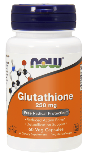 Glutathione Glutation 250 mg – 60 kapsułek Nowfoods
