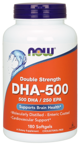 DHA 500 mg – 180 kaps Nowfoods NOW