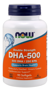 DHA 500 mg – 90 kapsułek Nowfoods