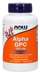 Alpha GPC 300 mg - 60 Veg kaps Nowfoods