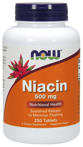Niacyna 500mg 250tb Nowfoods