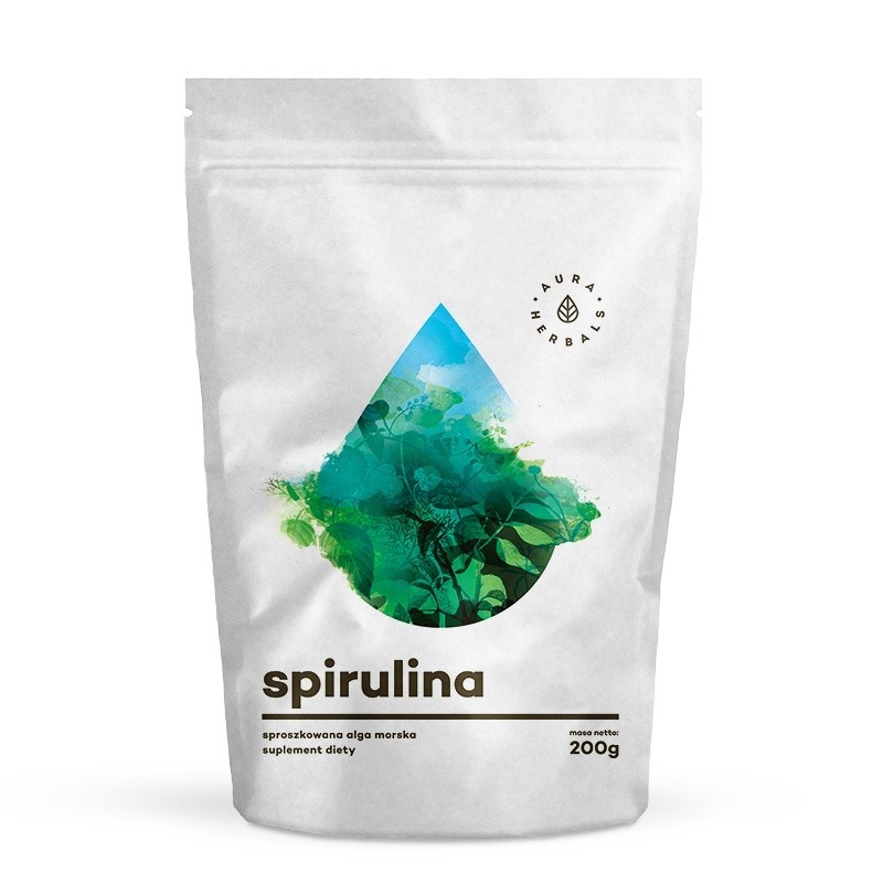 Spirulina sproszkowana, algi morskie